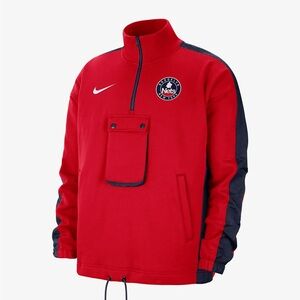 NEW Nike NBA Brooklyn Nets Courtside Red Oversized Men's Size Large DB2128-657
